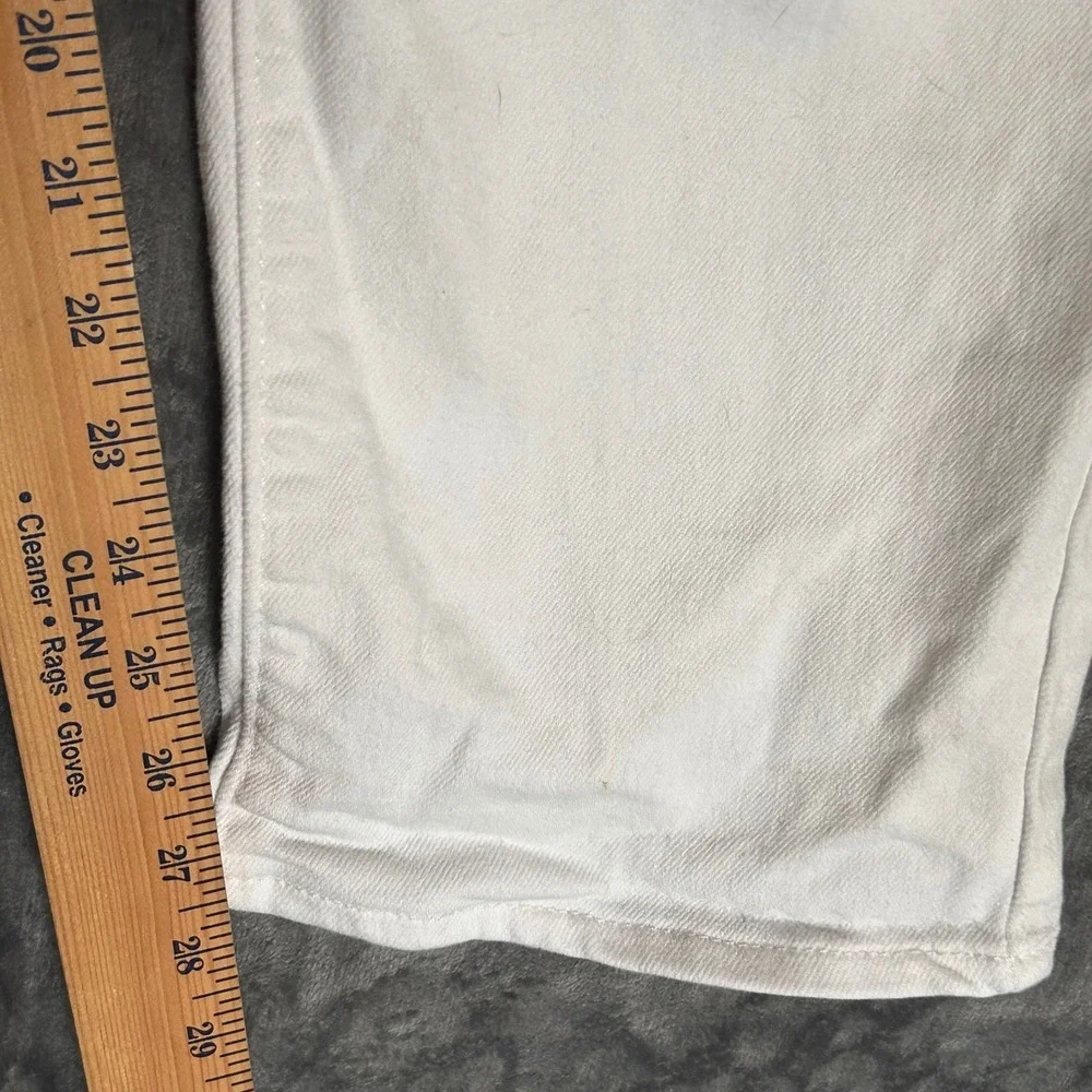 Levis Classic Straight Jeans Mens 34x30 Off White Cream Denim Pants 39250-0049